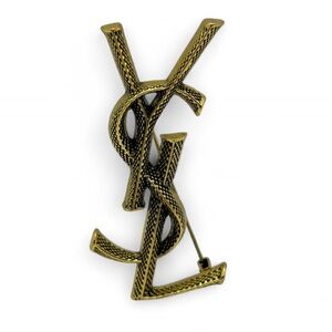 Fashion Jewelry Gold Initial Brooch